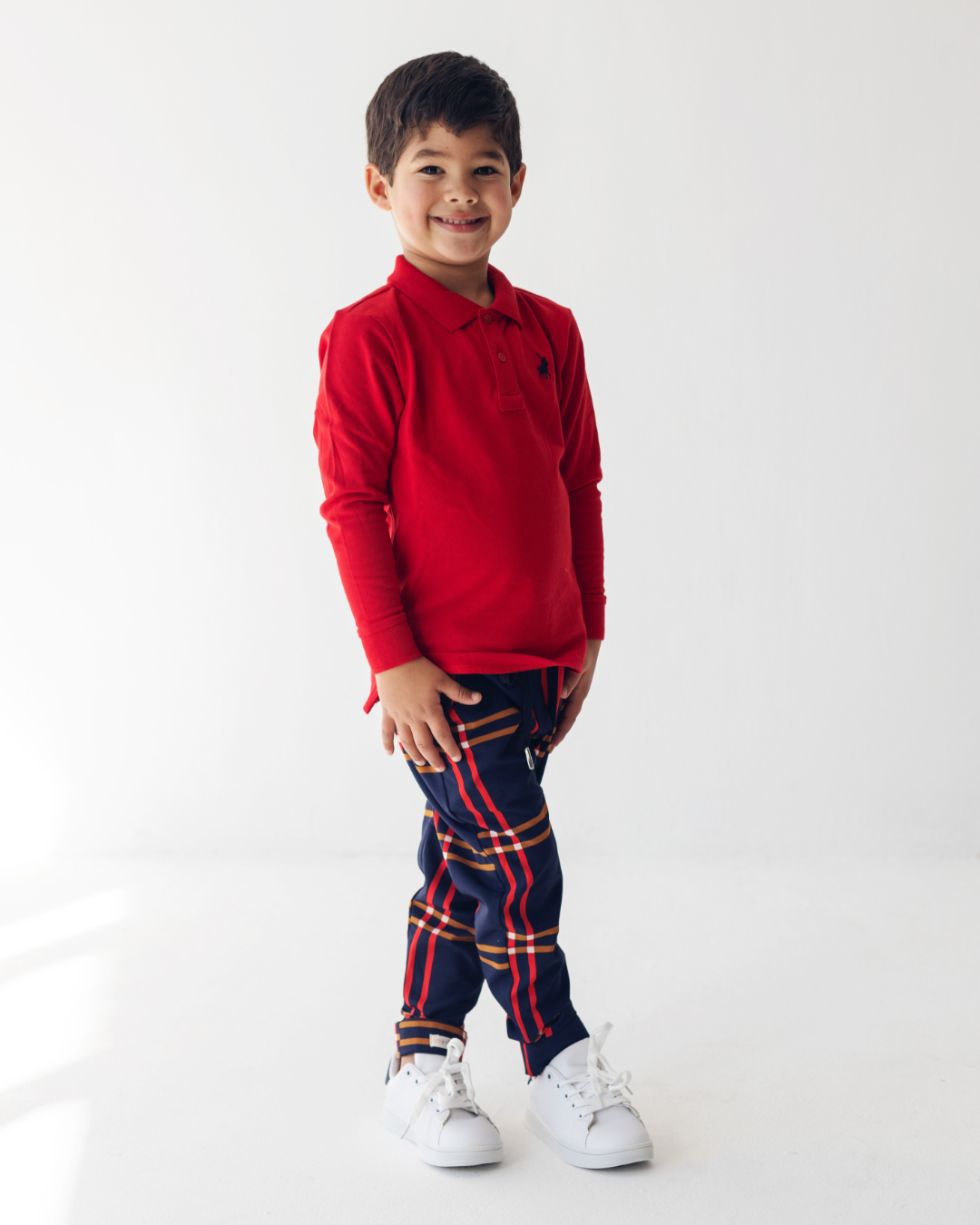 Boys Checkered Jogger - Image 2