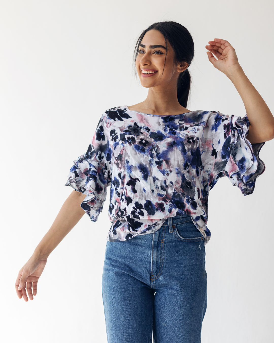 Ladies Ruffle Blouse