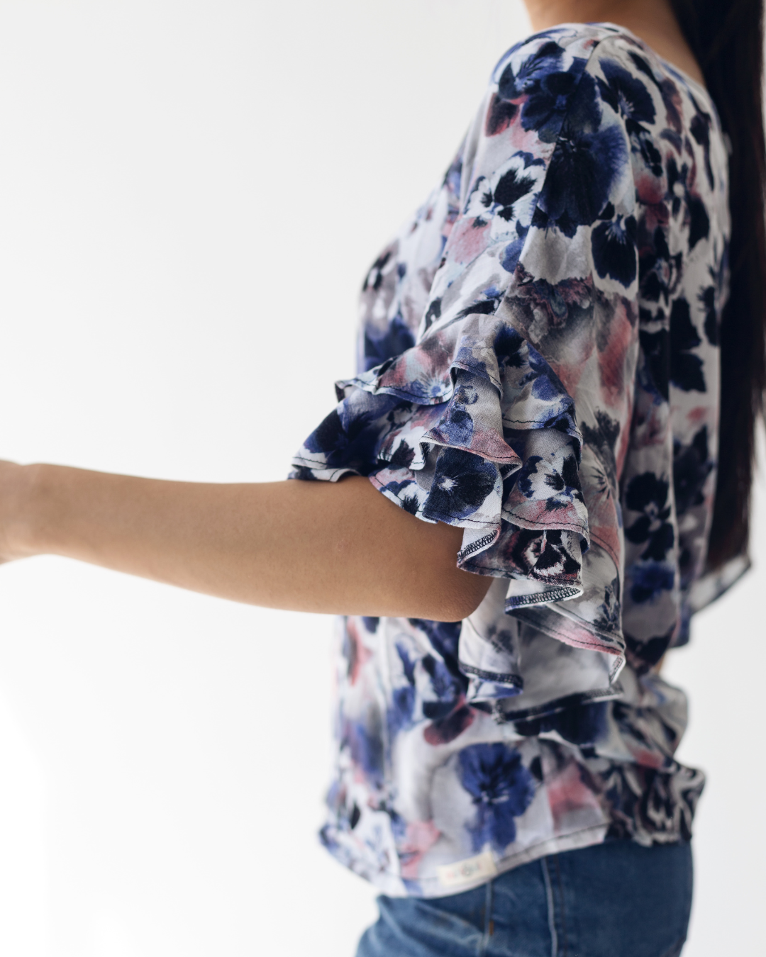 Ladies Ruffle Blouse - Image 3