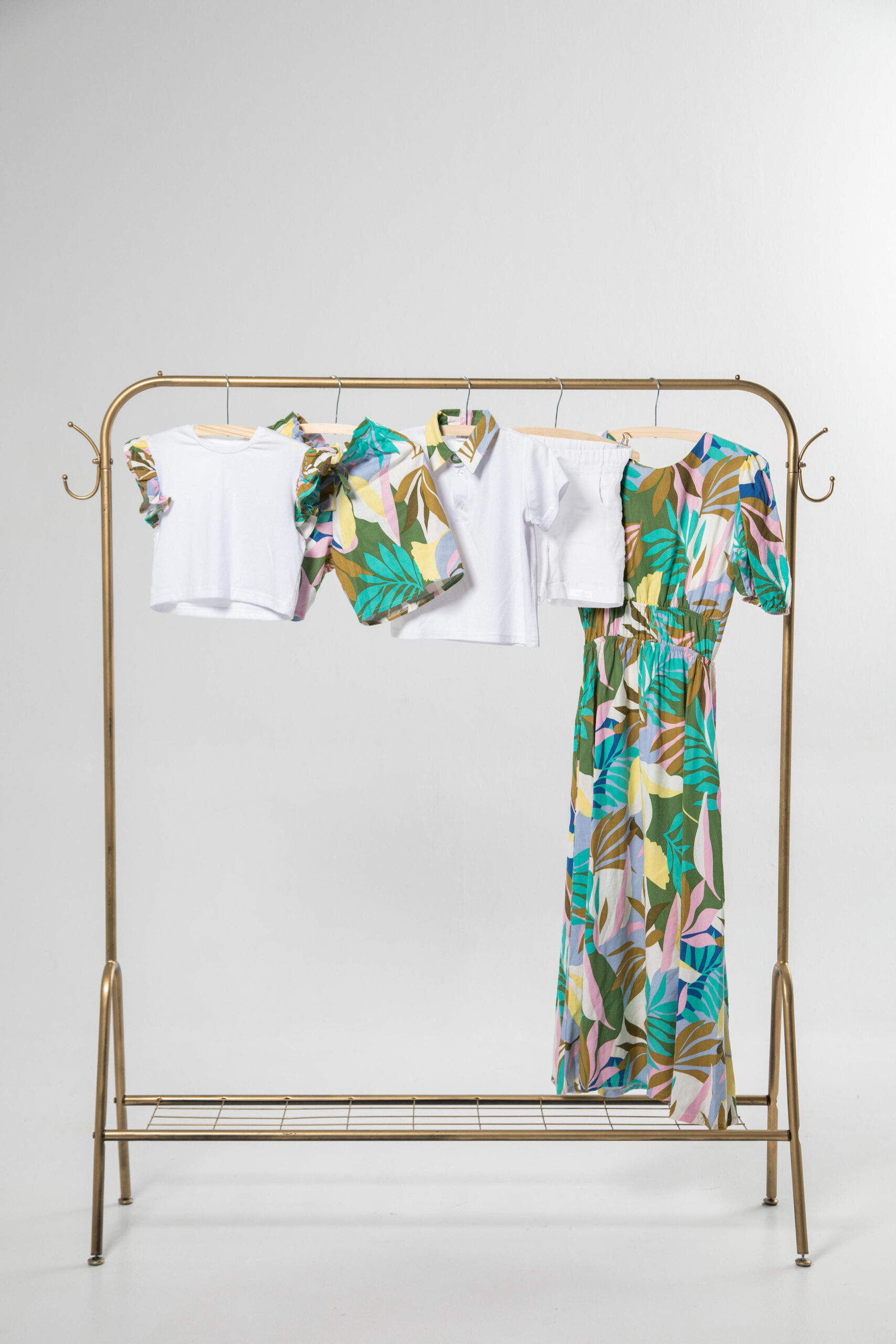 Paperbag Shorts & Boxy Tee Set - Image 3