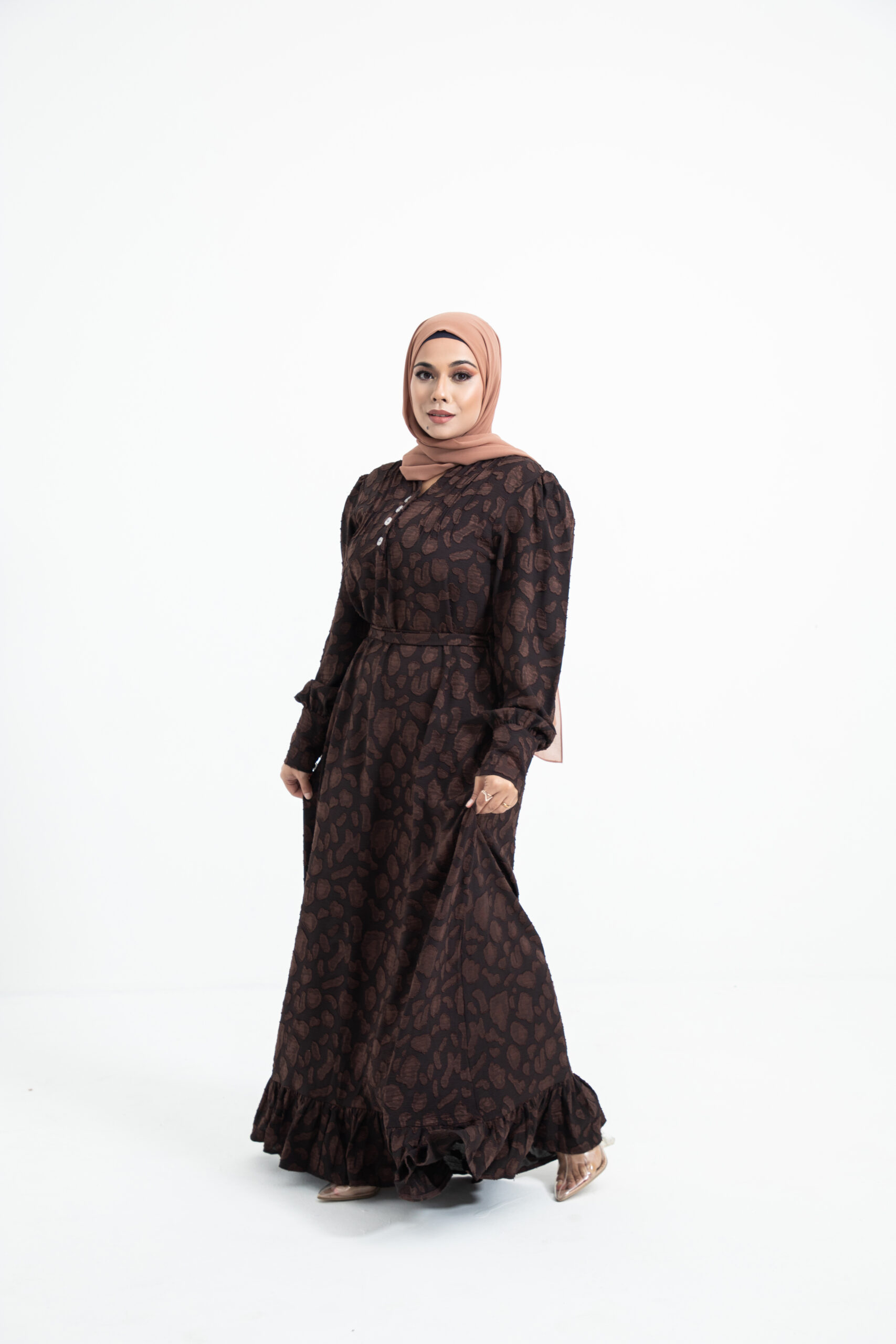 Maxi Dress with Belt