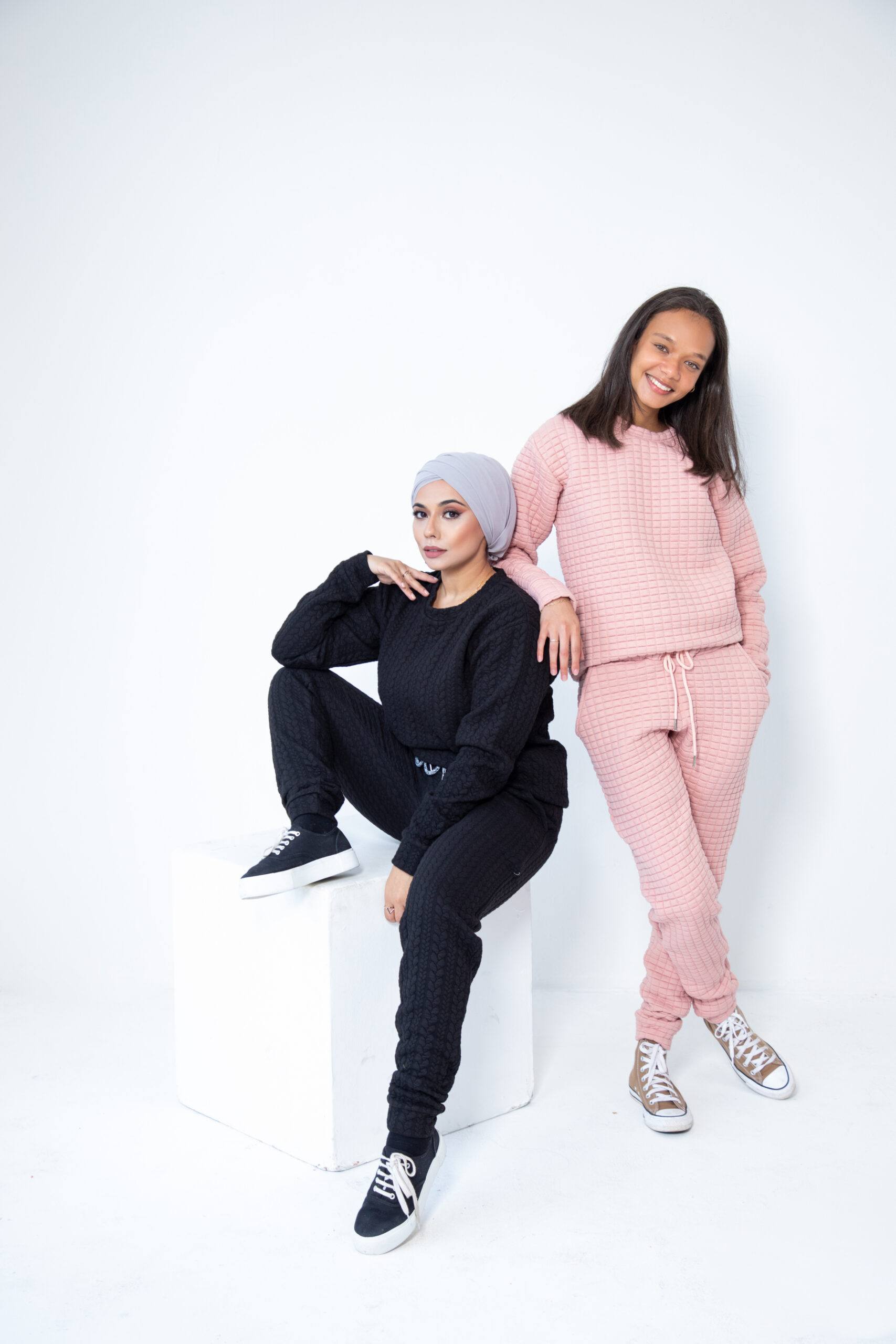 Ladies Quilted Sweat Set