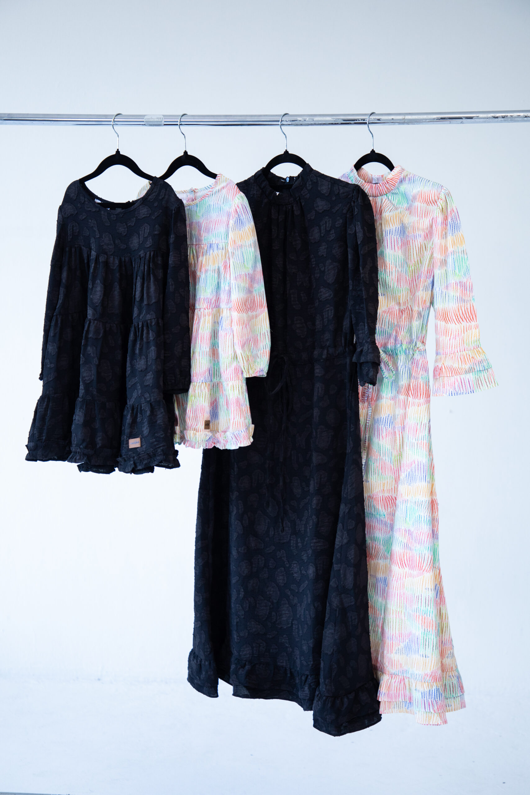 Ladies Midi Ruffle Dress - Image 10