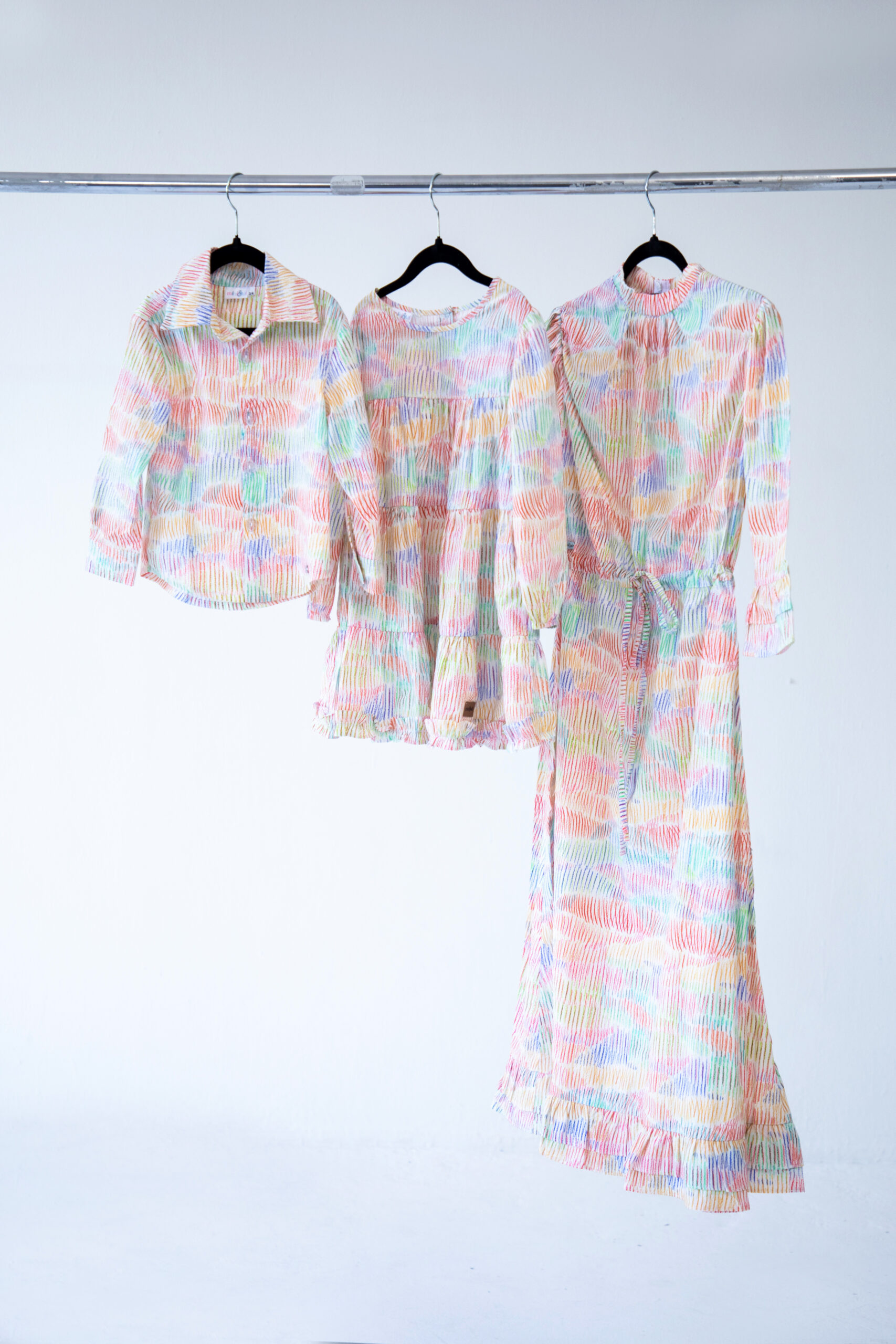 Ladies Midi Ruffle Dress - Image 9